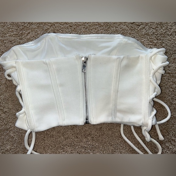 PRINCESS POLLY MYLOR STRAPLESS TOP WHITE - Picture 8 of 12